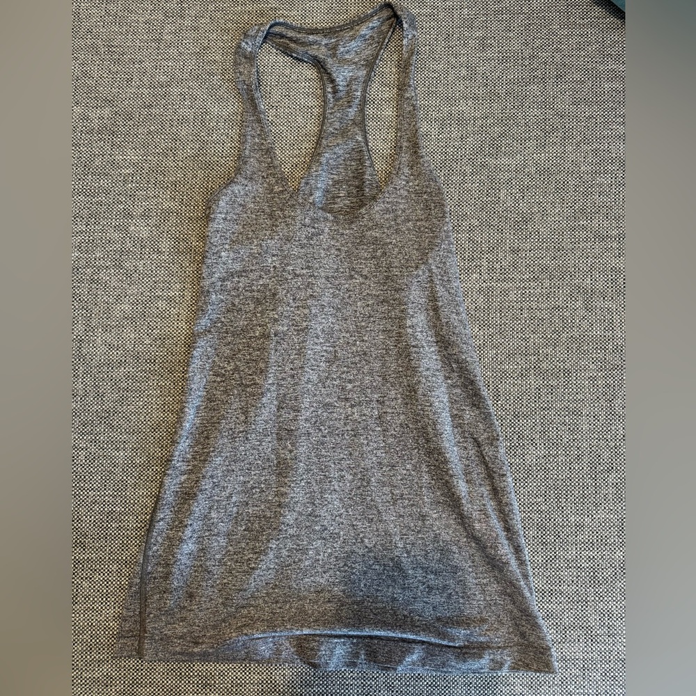 Lululemon Heathered Gray Tank Top Size 8